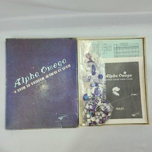 Alpha Omega Vintage 1977 Tactical Space Combat Game by Battleline